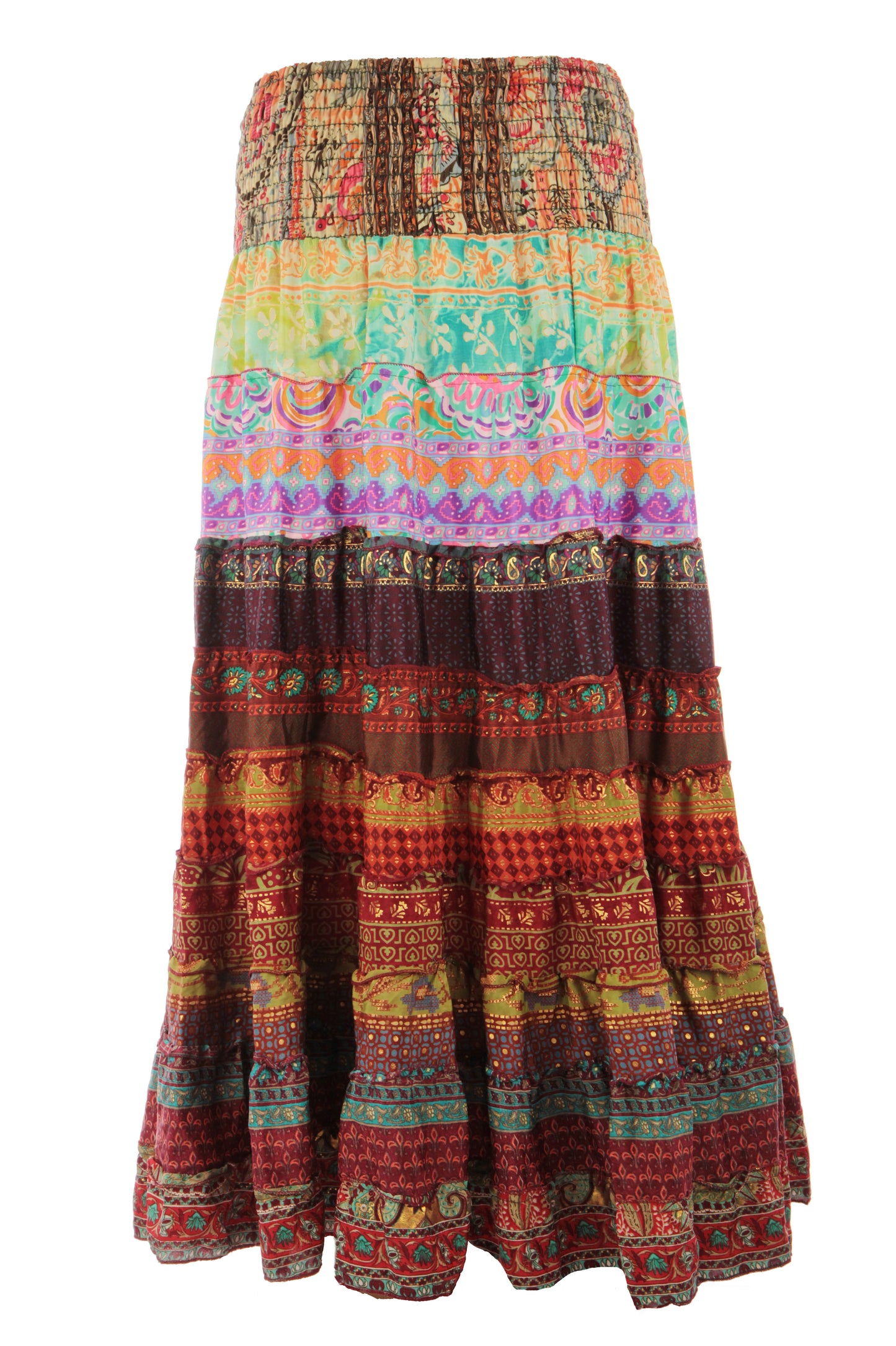 Bohemian Silk Skirt