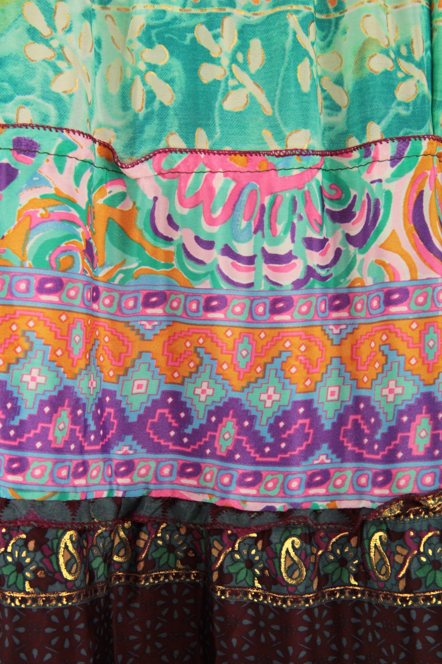 Bohemian Silk Skirt