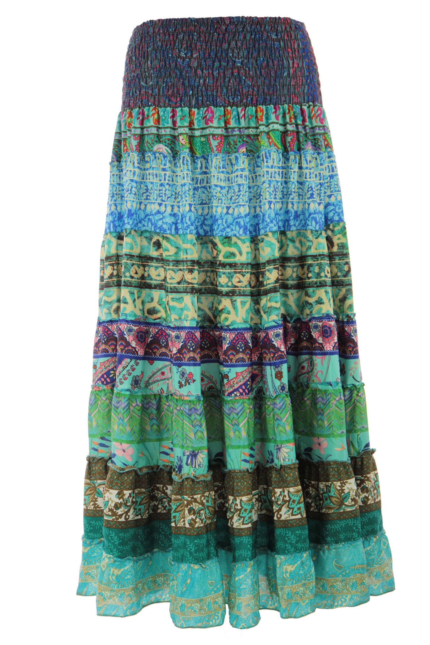 Bohemian Silk Skirt