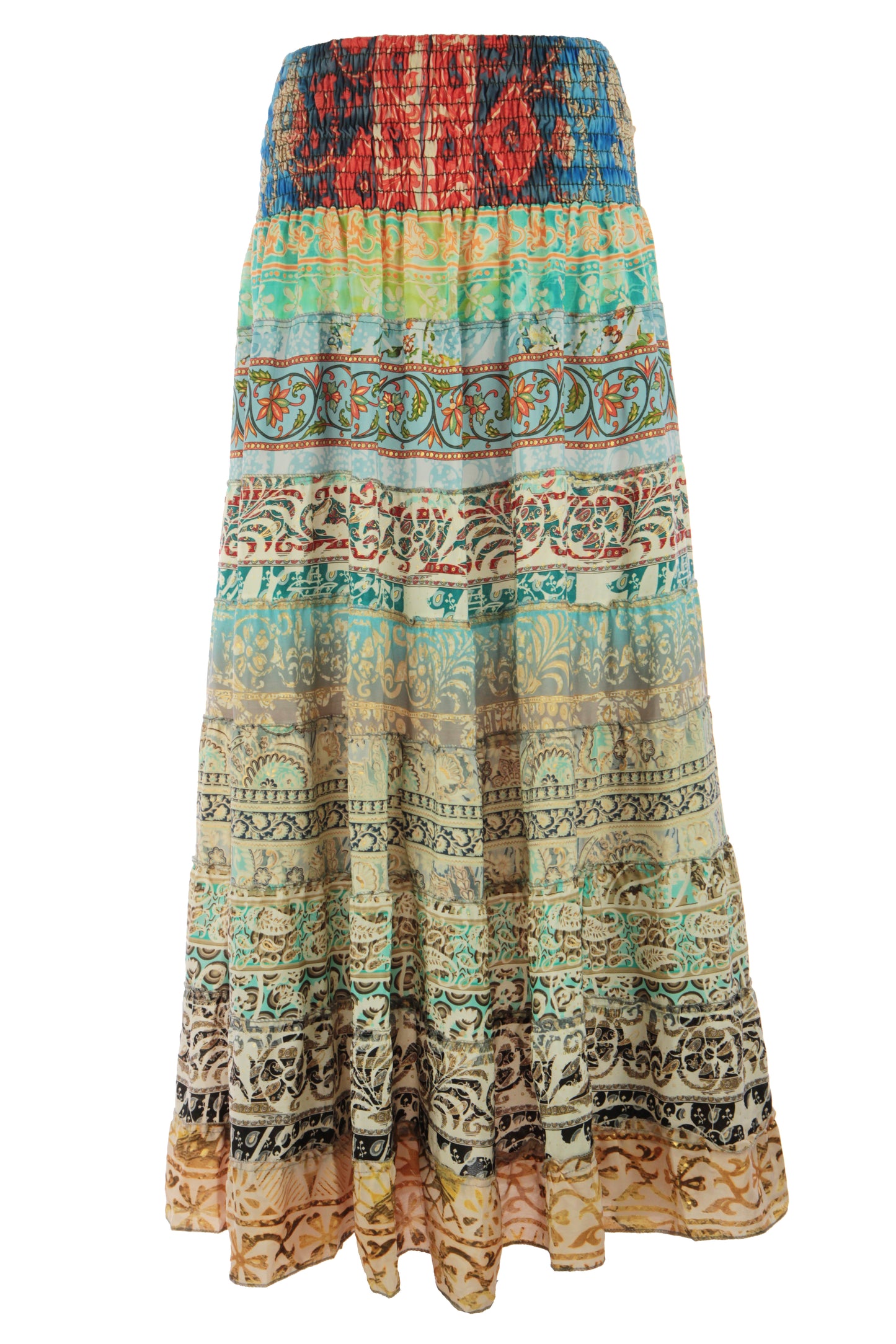 Bohemian Silk Skirt