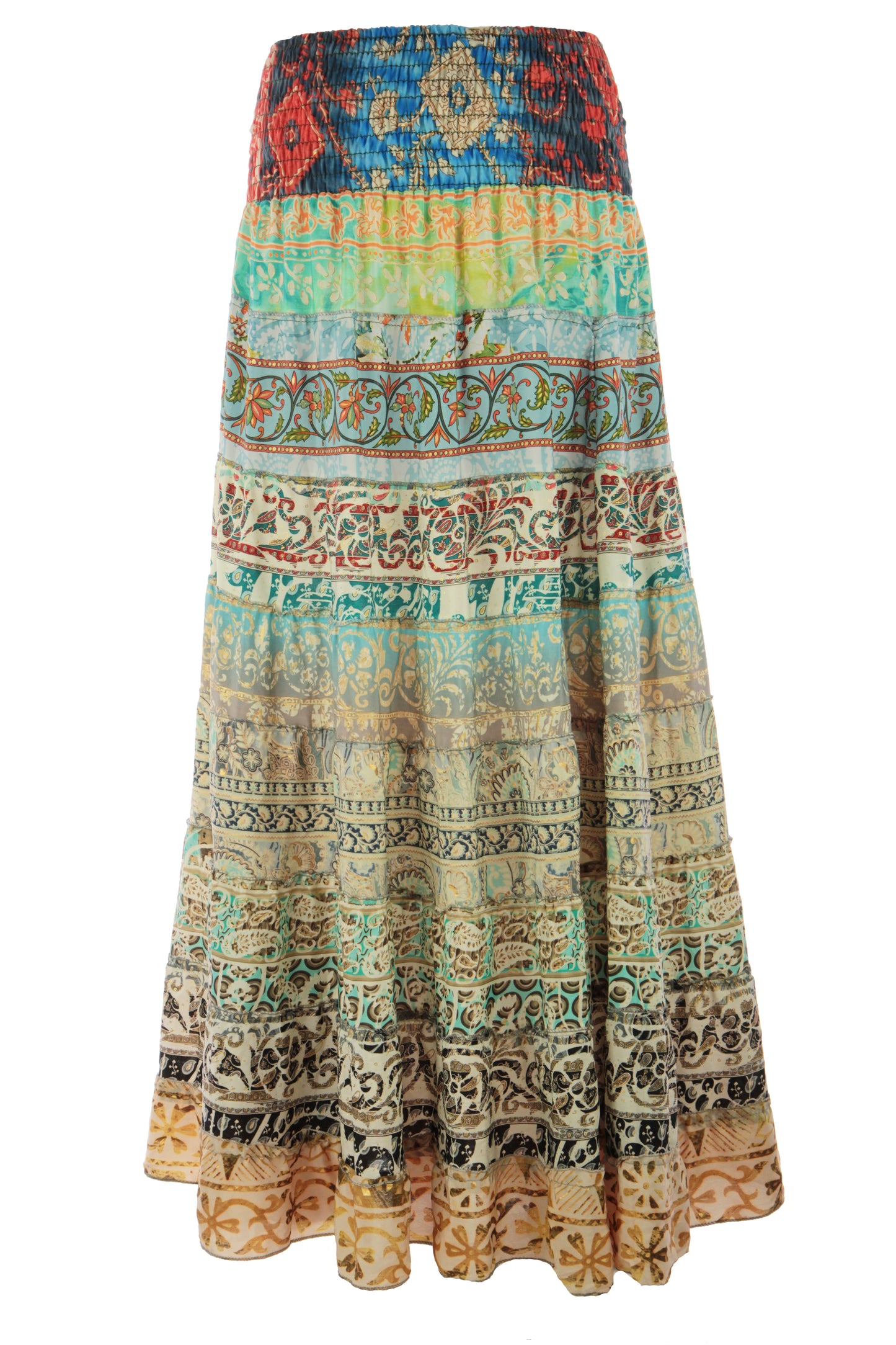 Bohemian Silk Skirt