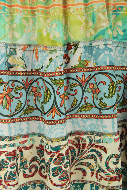 Bohemian Silk Skirt