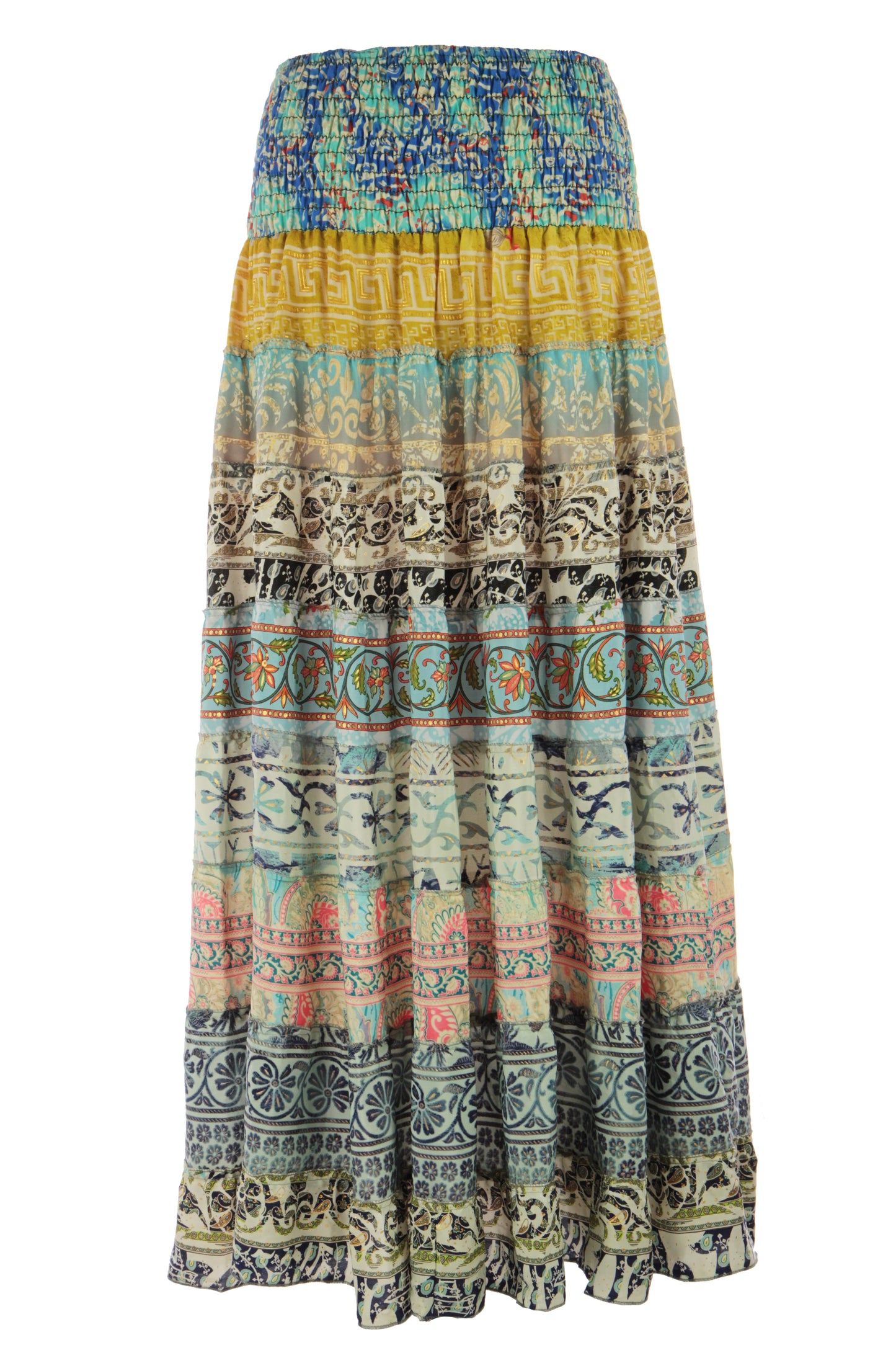 Bohemian Silk Skirt