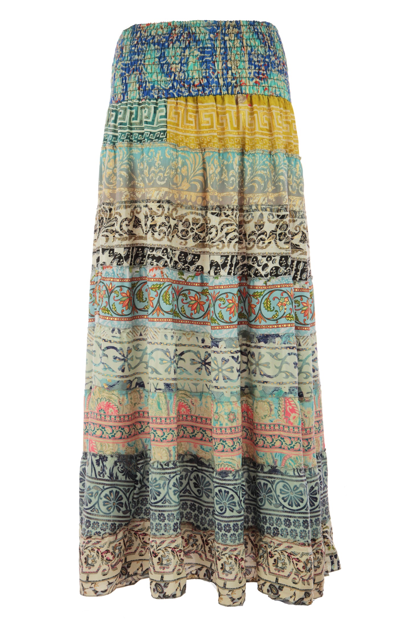 Bohemian Silk Skirt