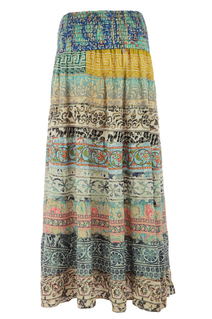 Bohemian Silk Skirt