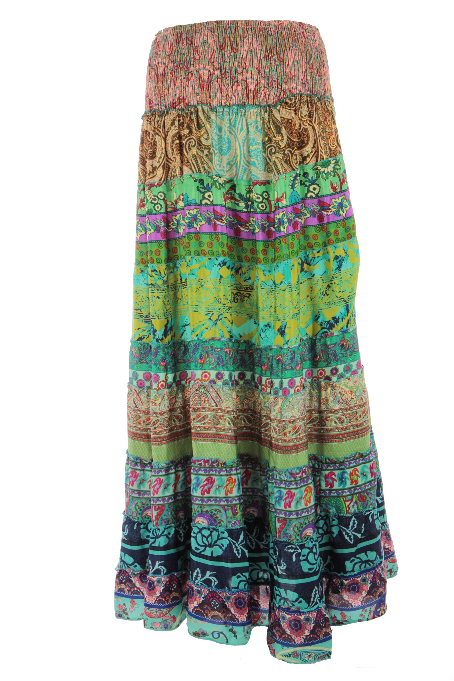 Bohemian Silk Skirt