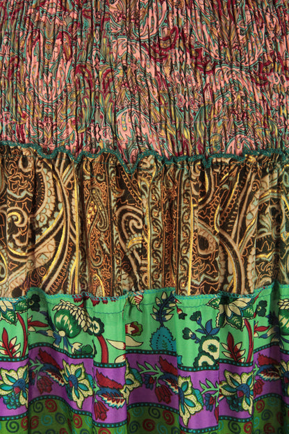 Bohemian Silk Skirt