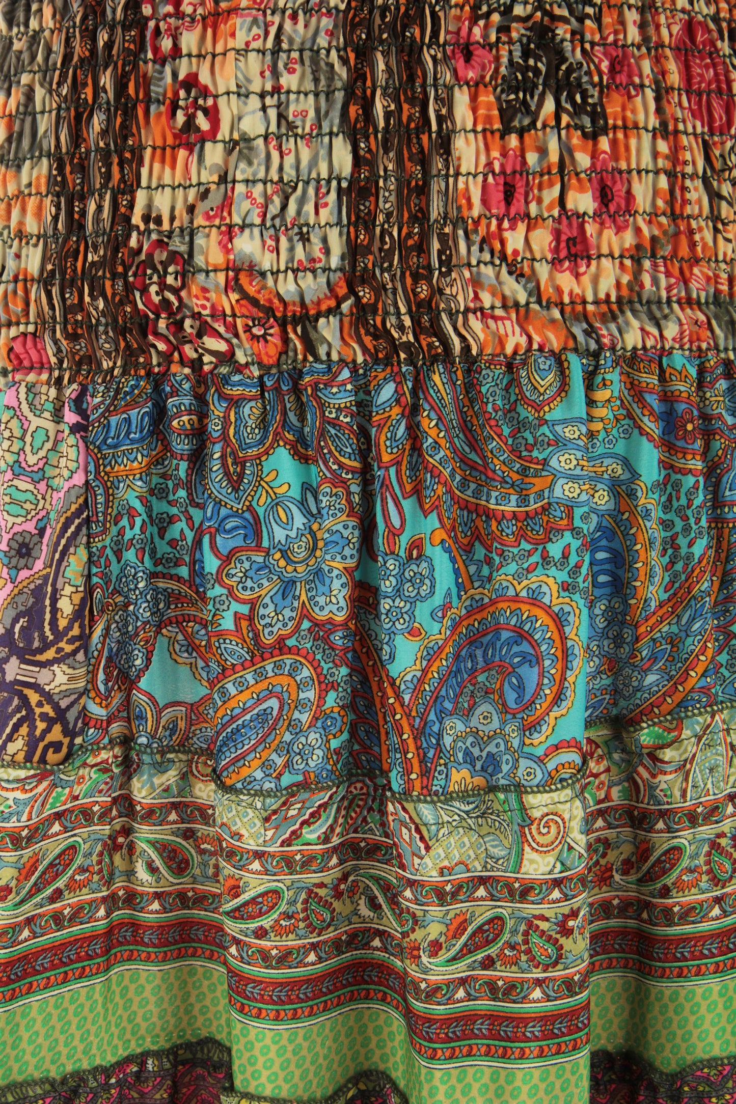 Bohemian Silk Skirt