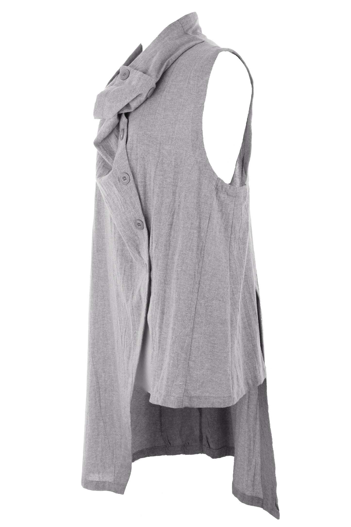Sleeveless Asymmetric Top
