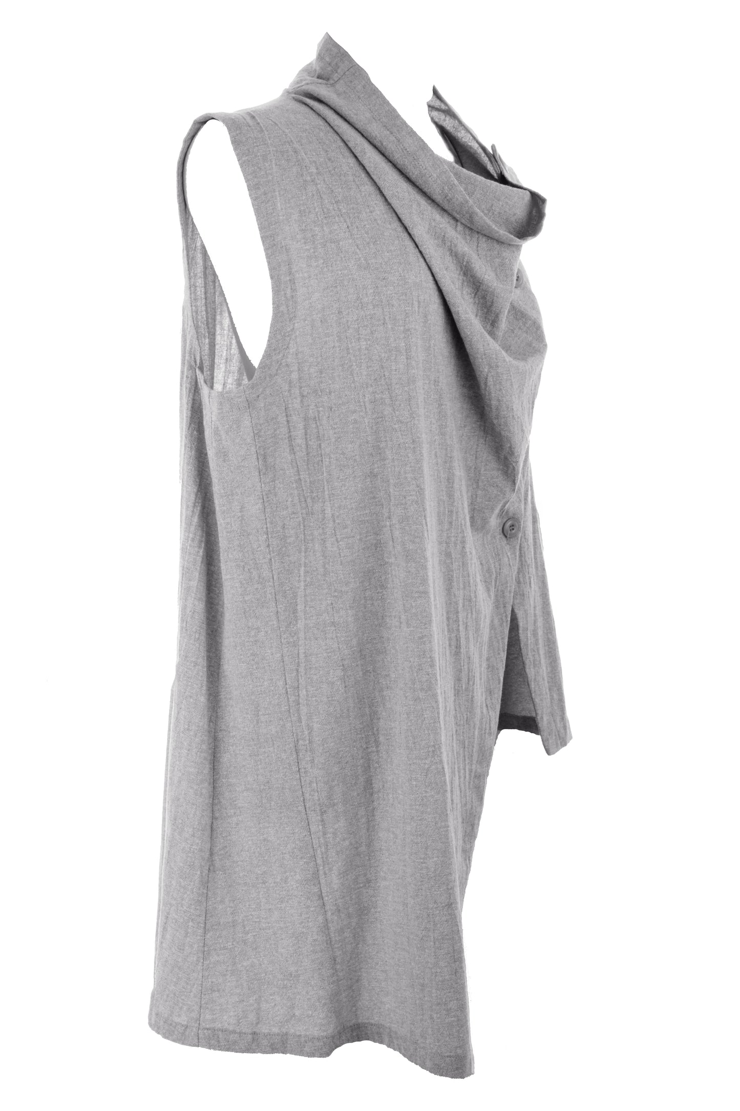 Sleeveless Asymmetric Top