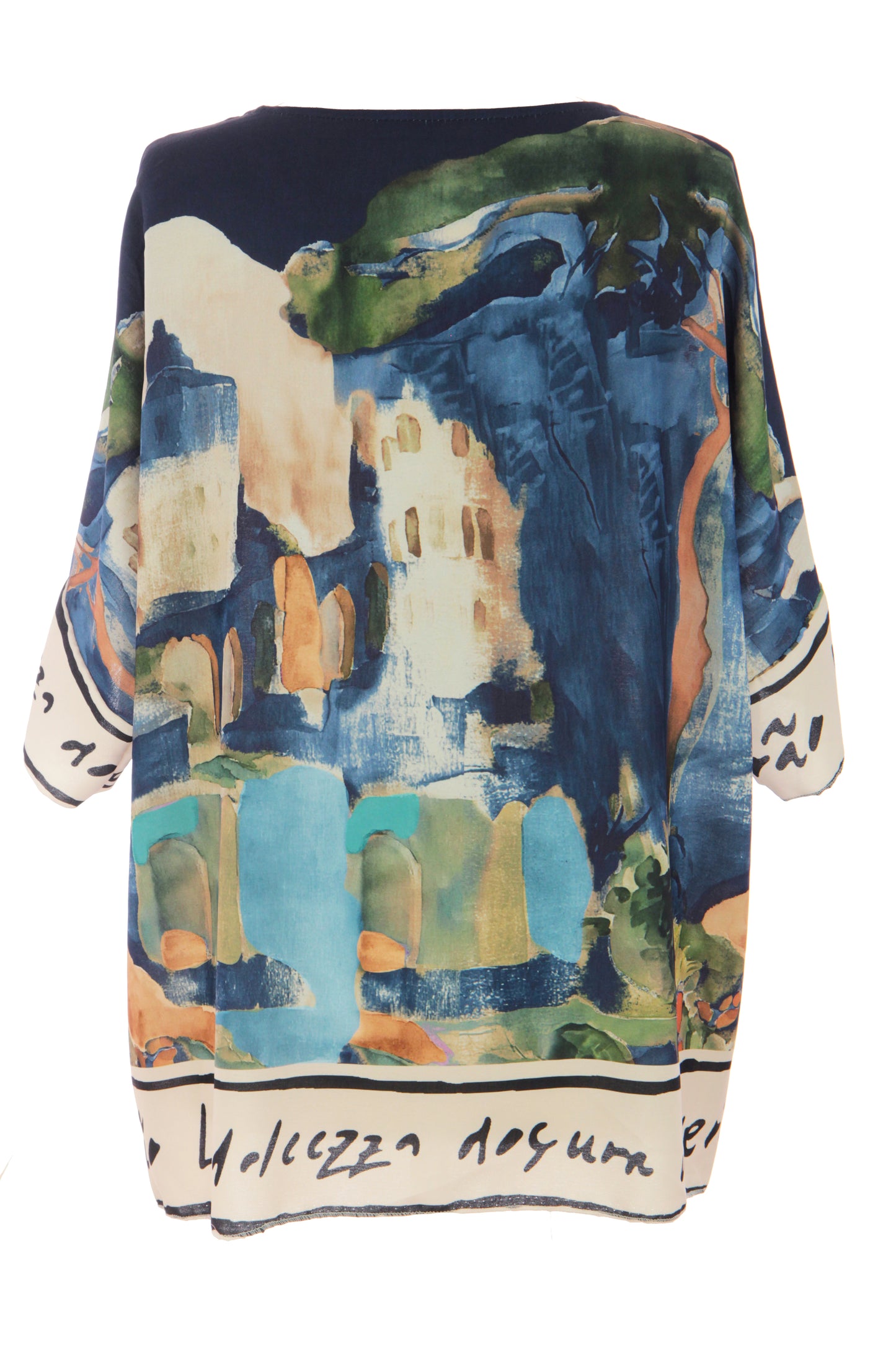 Watercolour Landscape Print Top