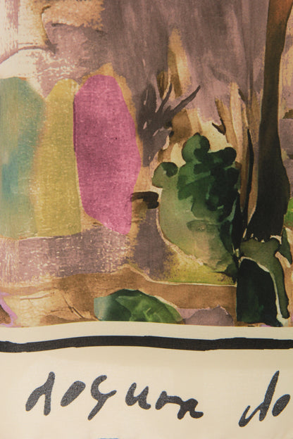 Watercolour Landscape Print Top