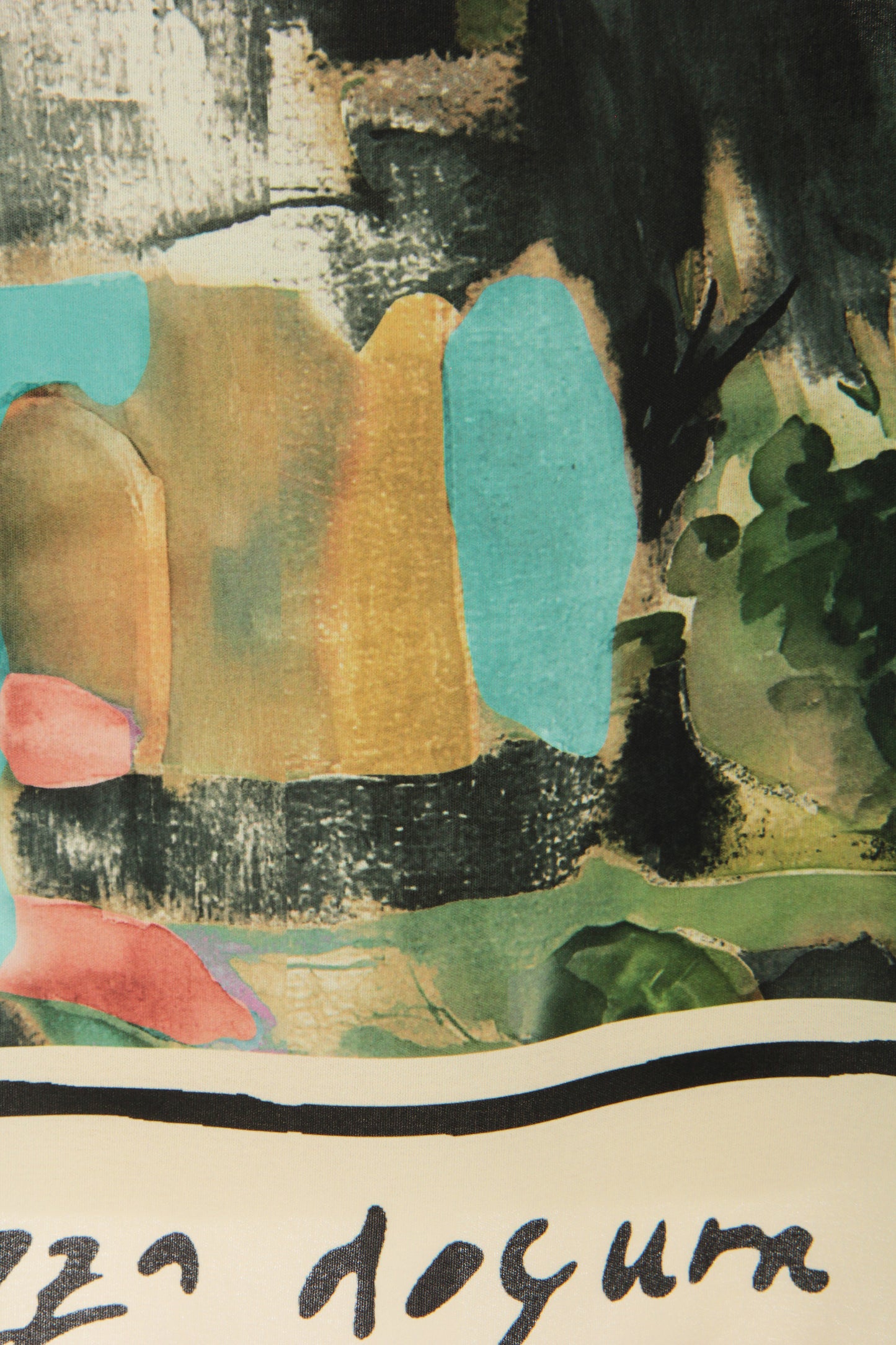 Watercolour Landscape Print Top