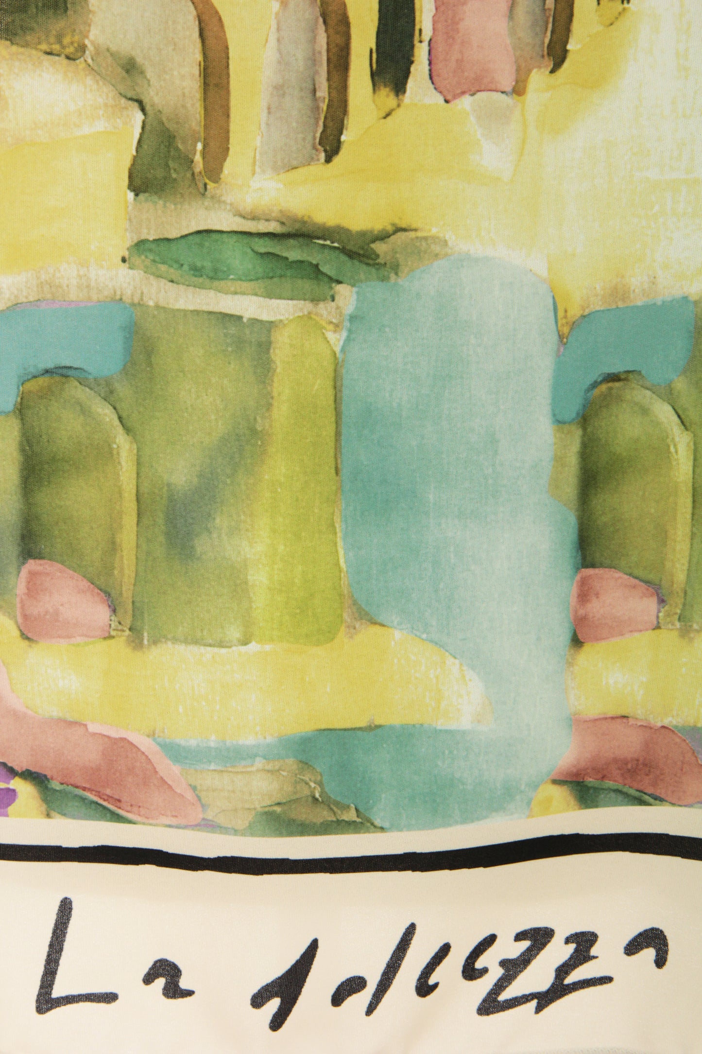 Watercolour Landscape Print Top