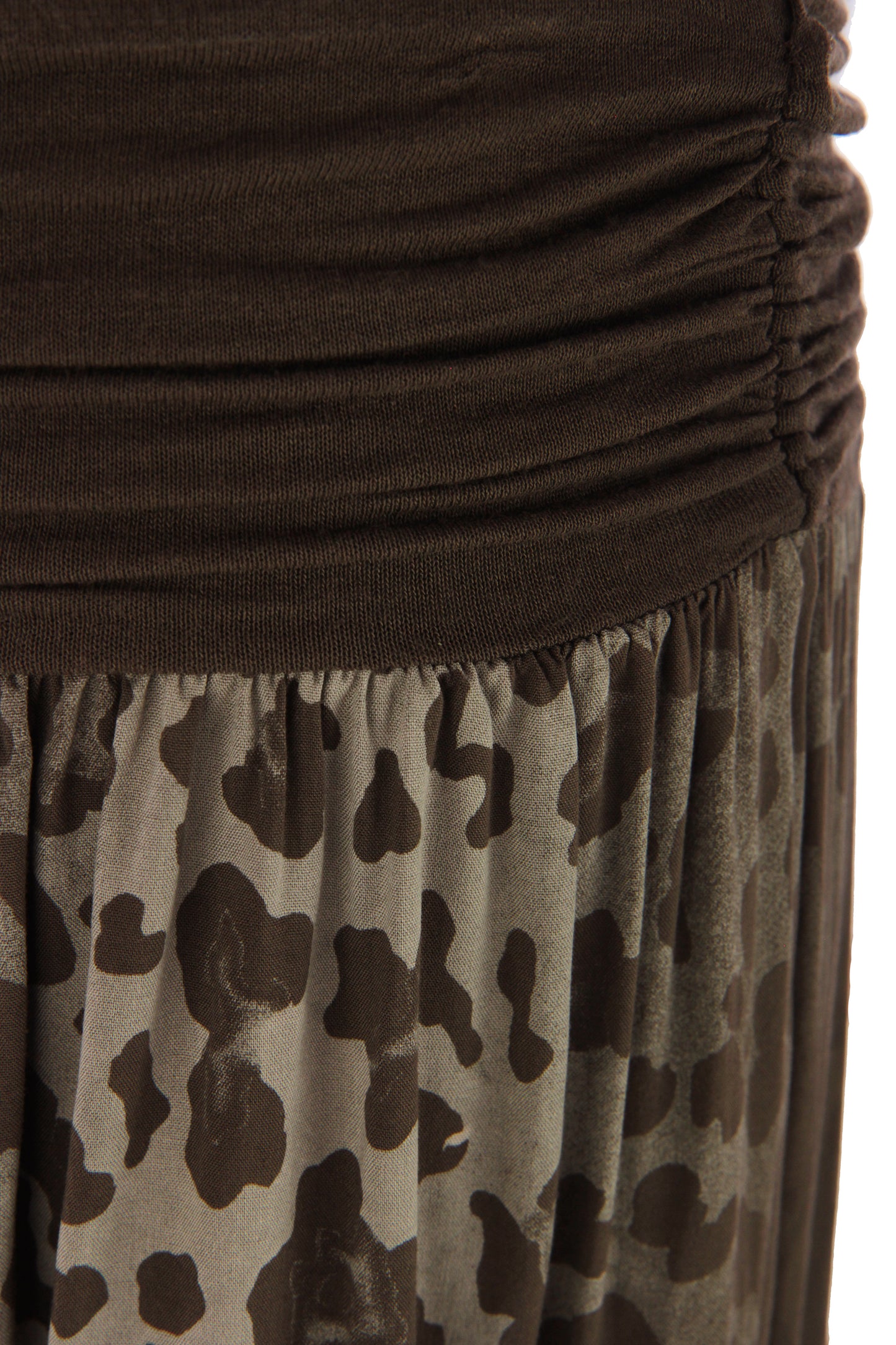 Abstract Leopard Print Harem Trouser