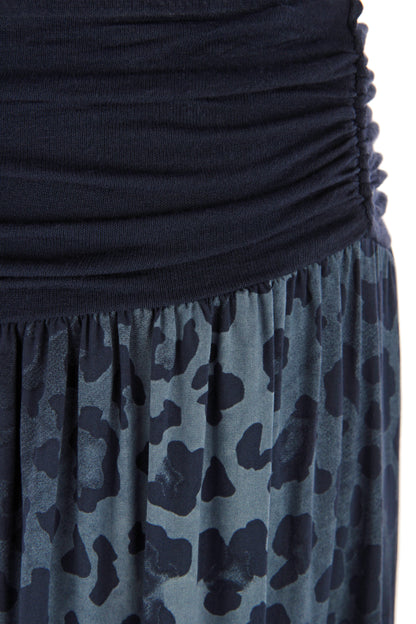 Abstract Leopard Print Harem Trouser
