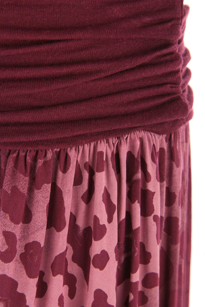 Abstract Leopard Print Harem Trouser