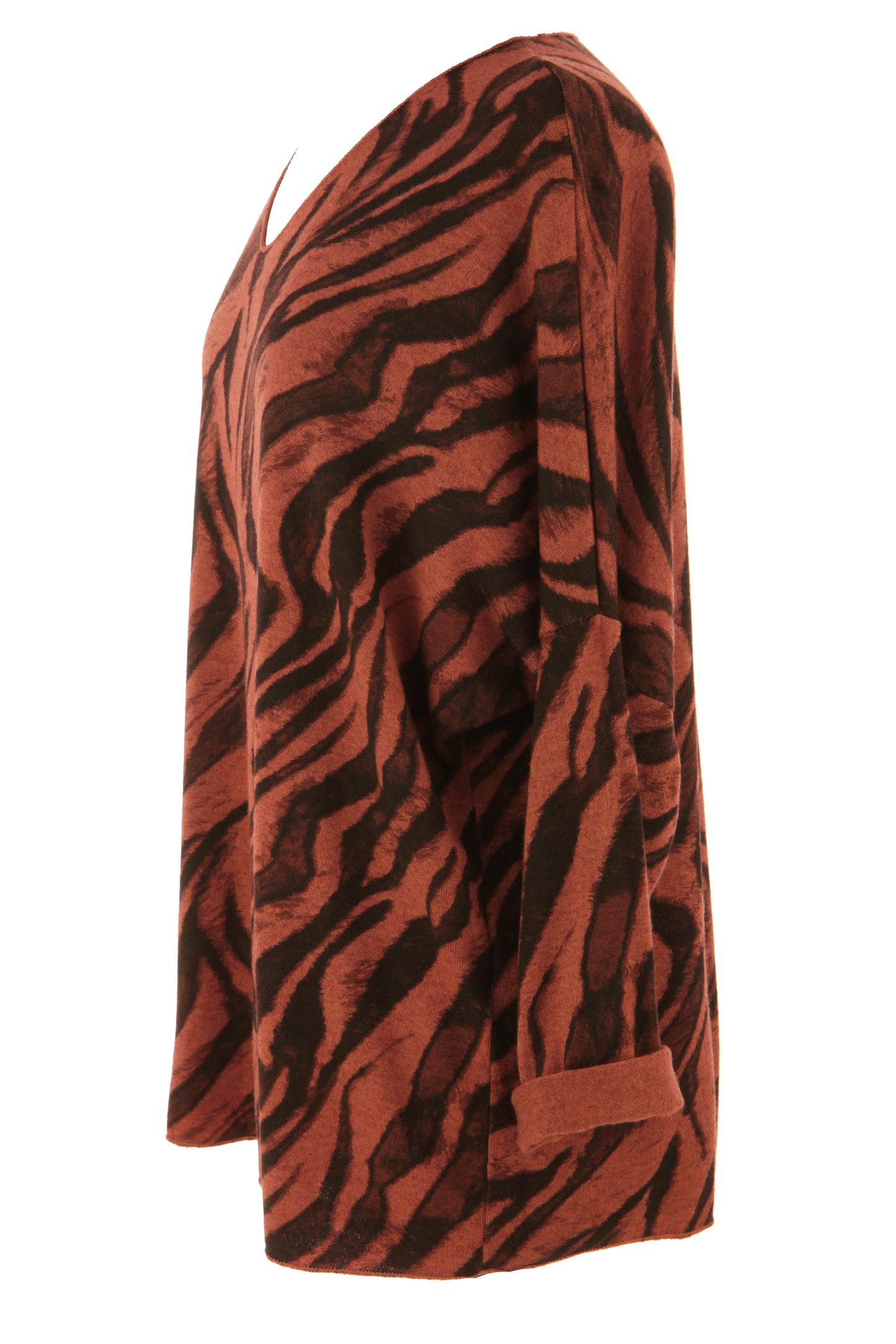 Zebra Print Lightweight Jumper