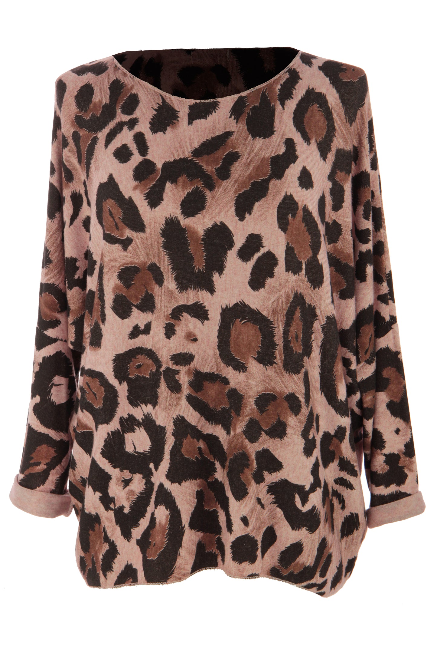 Leopard Print Lightweight Jumper