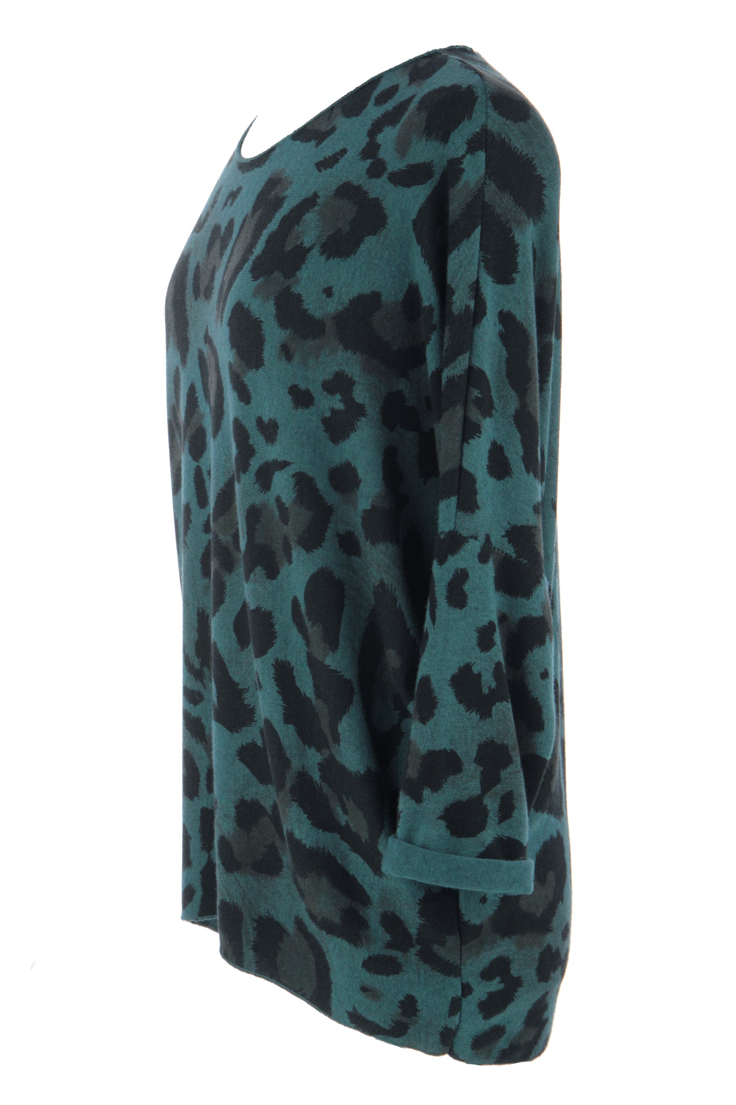 Leopard Print Lightweight Jumper