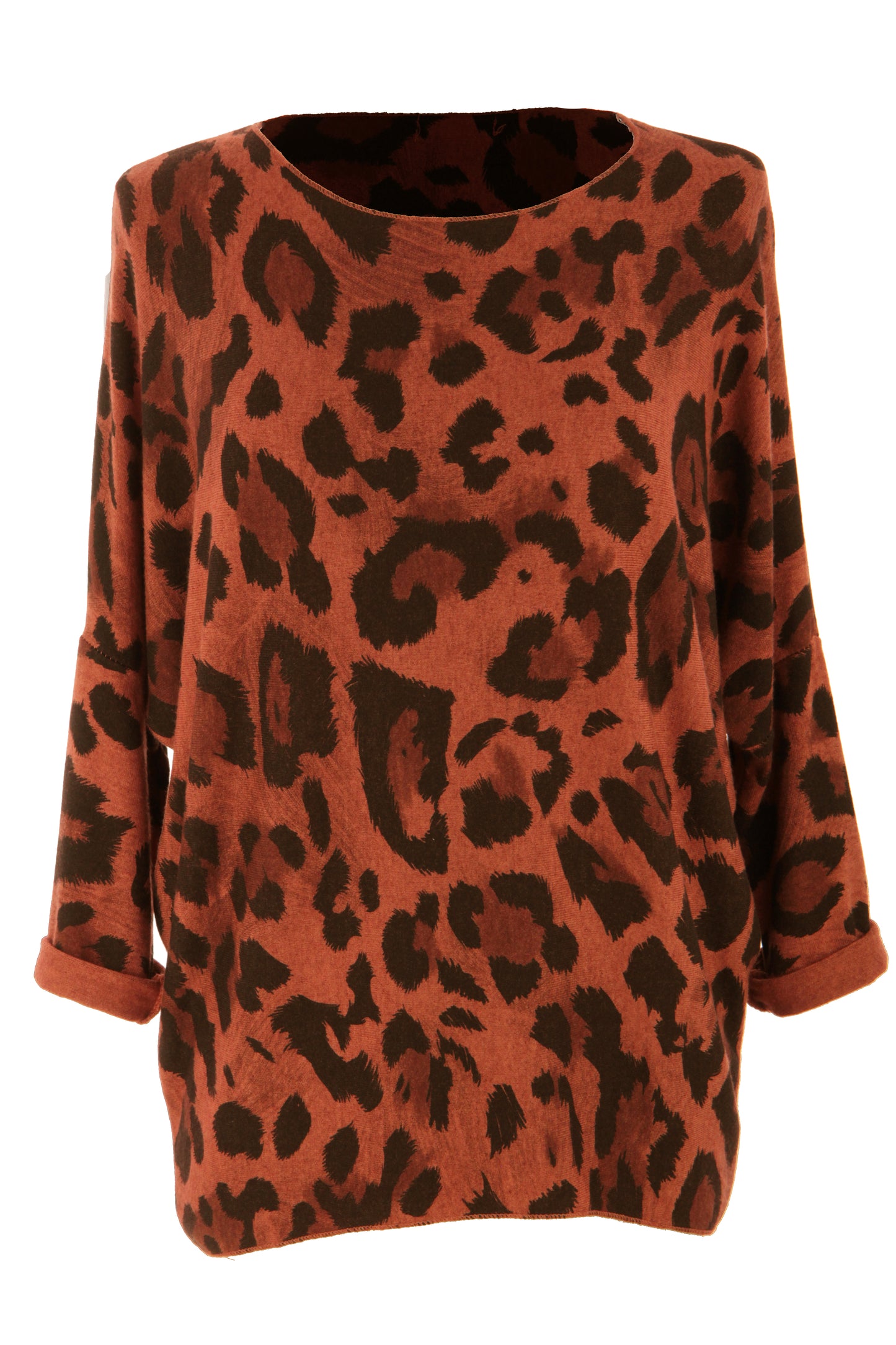 Leopard Print Lightweight Jumper