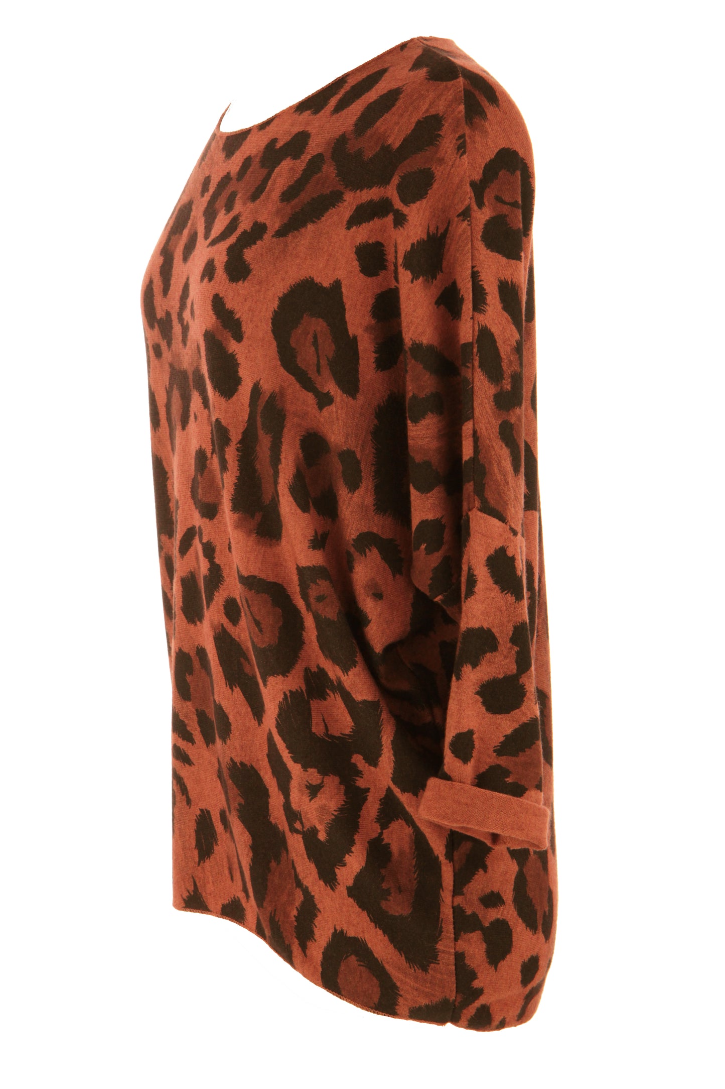 Leopard Print Lightweight Jumper