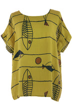 Load image into Gallery viewer, Fish Print Cotton Top
