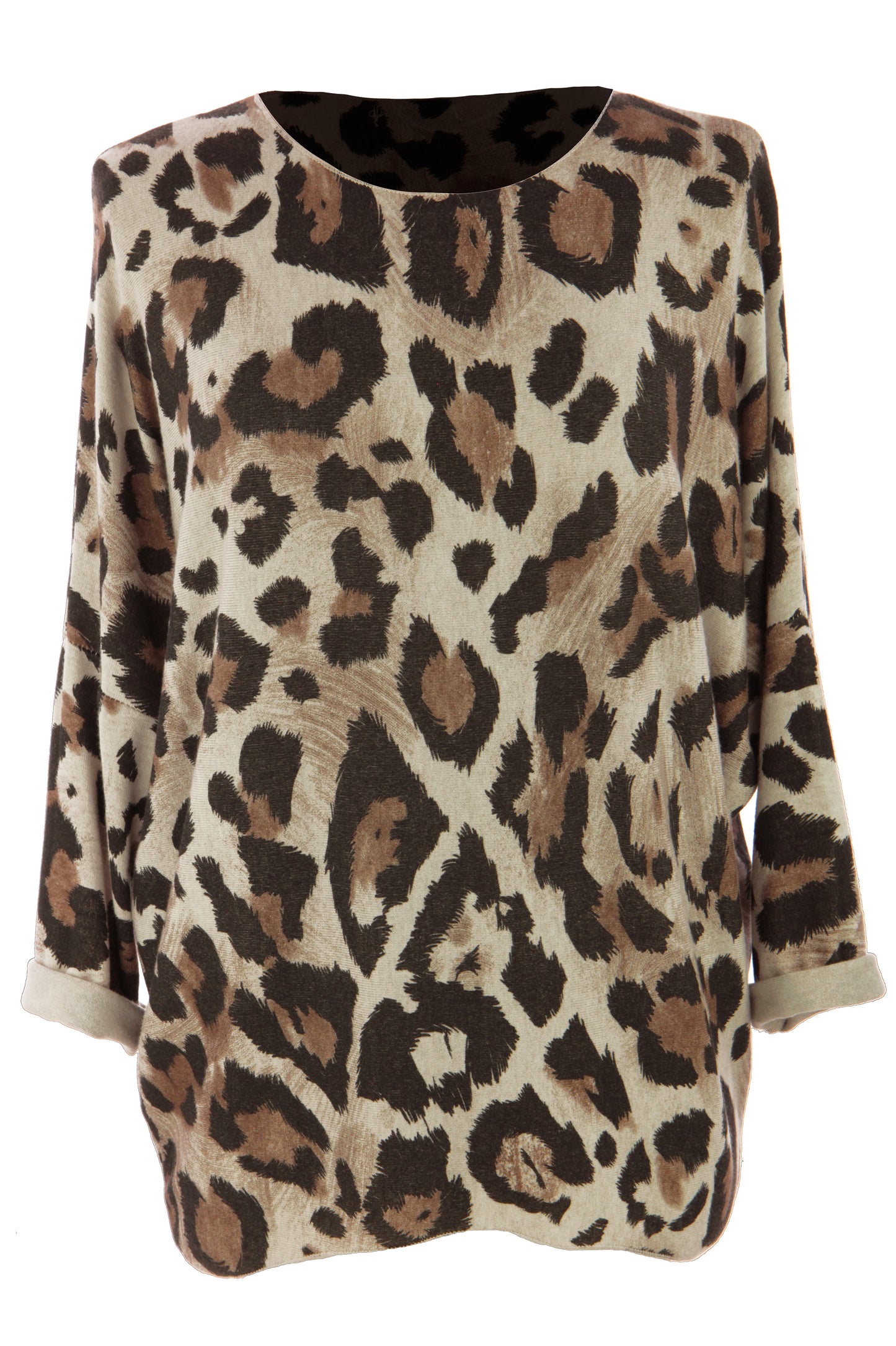 Leopard Print Lightweight Jumper