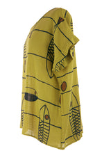 Load image into Gallery viewer, Fish Print Cotton Top
