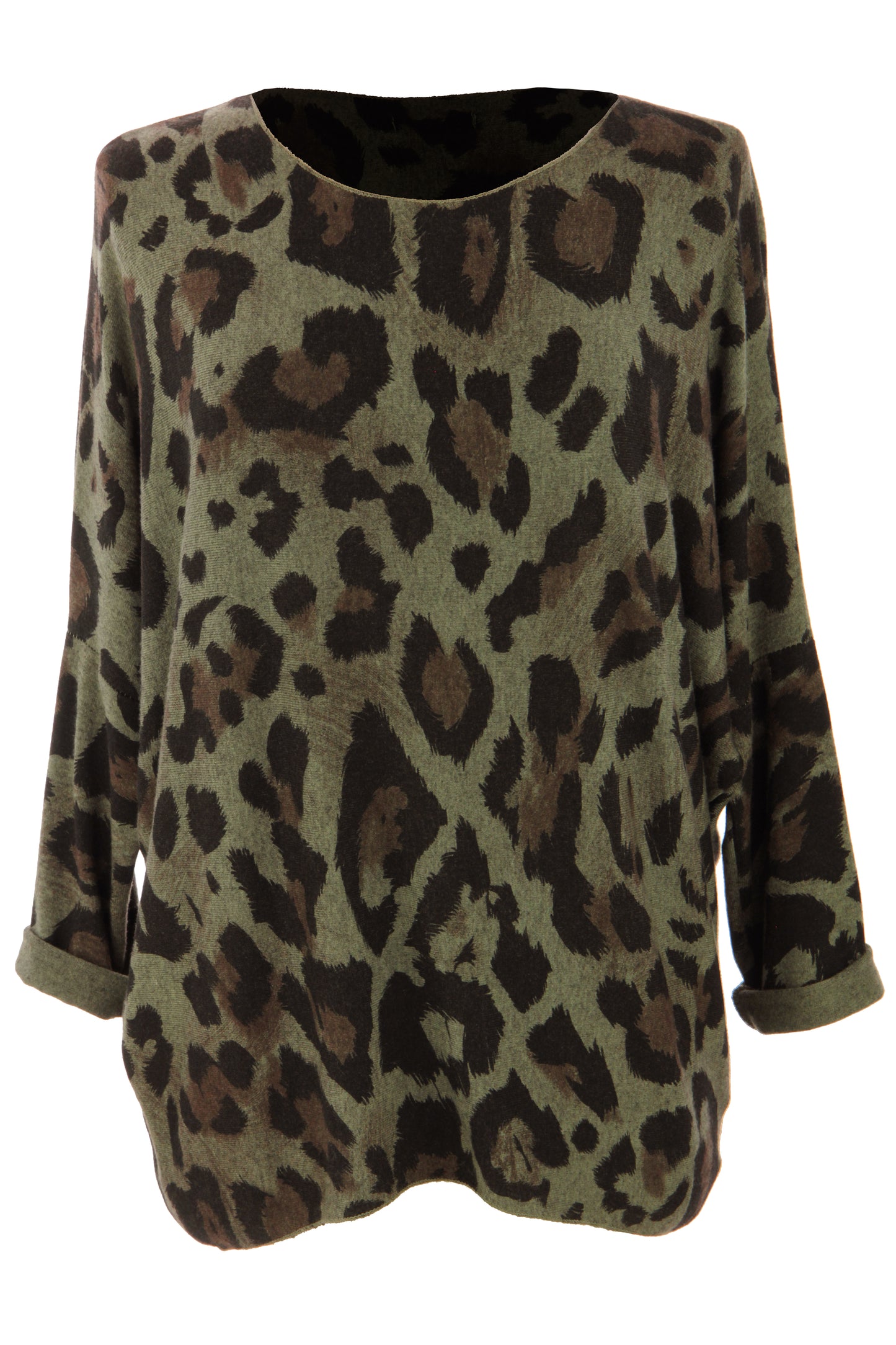 Leopard Print Lightweight Jumper