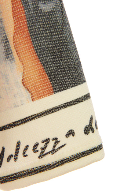 Watercolour Landscape Print Knit Jumper