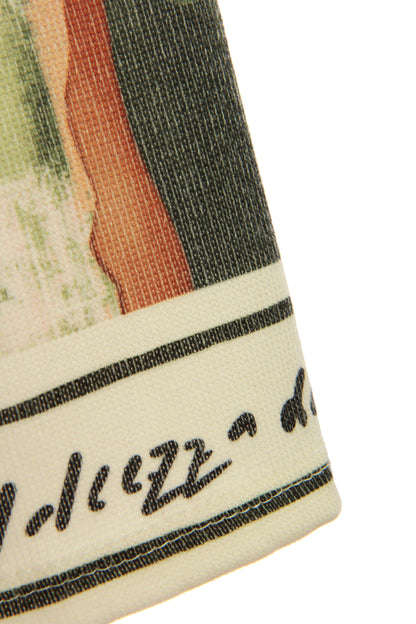 Watercolour Landscape Print Knit Jumper