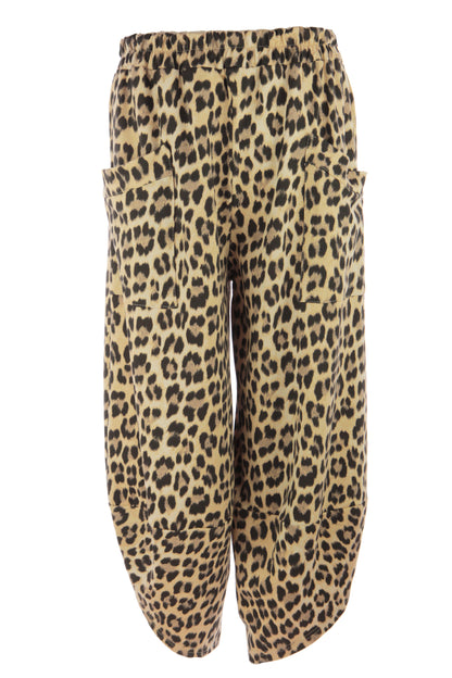 Tulip Ankle Leopard Trouser
