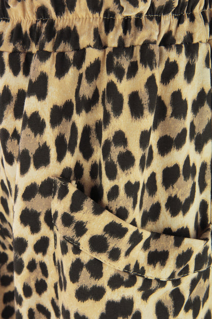 Tulip Ankle Leopard Trouser