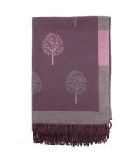 Load image into Gallery viewer, Tree Of Life Tassel Cashmere Scarf
