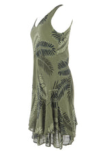 Load image into Gallery viewer, Sleeveless Palm Leaf Layered Dress
