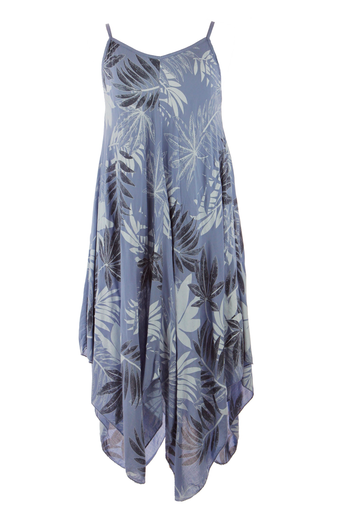 Palm Print Hanky Dress