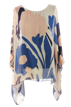 Load image into Gallery viewer, Abstract Floral Silk Top
