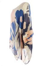 Load image into Gallery viewer, Abstract Floral Silk Top
