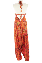 Load image into Gallery viewer, Paisley Print Silk Jumpsuit
