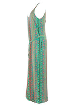 Load image into Gallery viewer, Strappy Paisley Print Silk Jumpsuit
