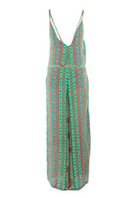 Load image into Gallery viewer, Strappy Paisley Print Silk Jumpsuit
