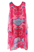 Load image into Gallery viewer, Sleeveless Tie Dye Silk Dress
