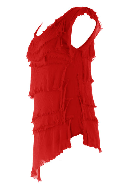 Sleeveless Rara Silk Top