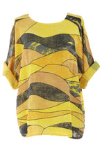 Load image into Gallery viewer, Abstract Print Cotton Top
