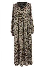 Load image into Gallery viewer, Leopard Print Maxi Dress
