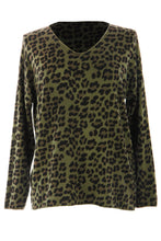 Load image into Gallery viewer, Leopard Print Fine Knit Jumper
