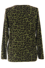 Load image into Gallery viewer, Leopard Print Fine Knit Jumper
