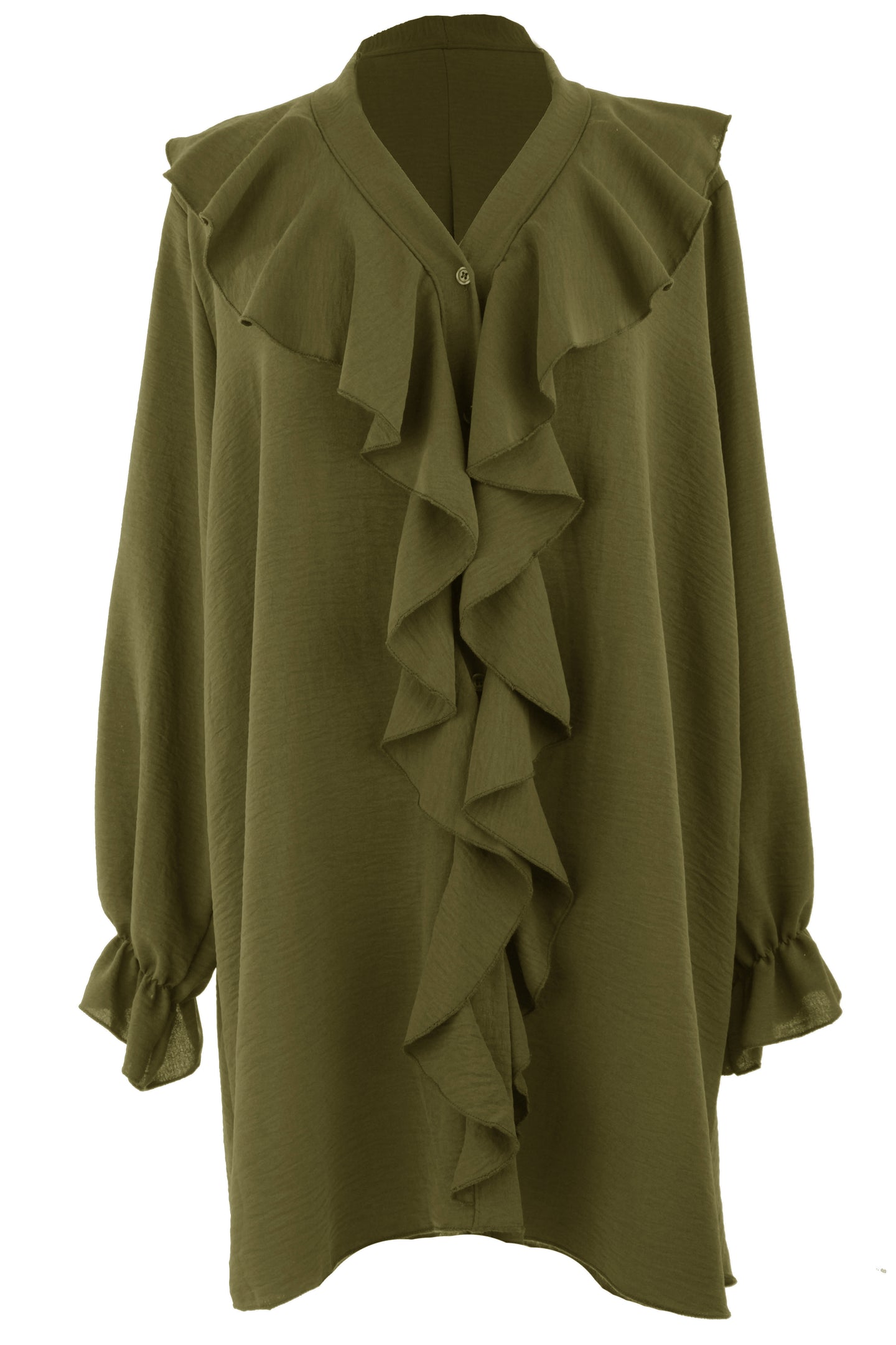 Ruffle Tunic Shirt