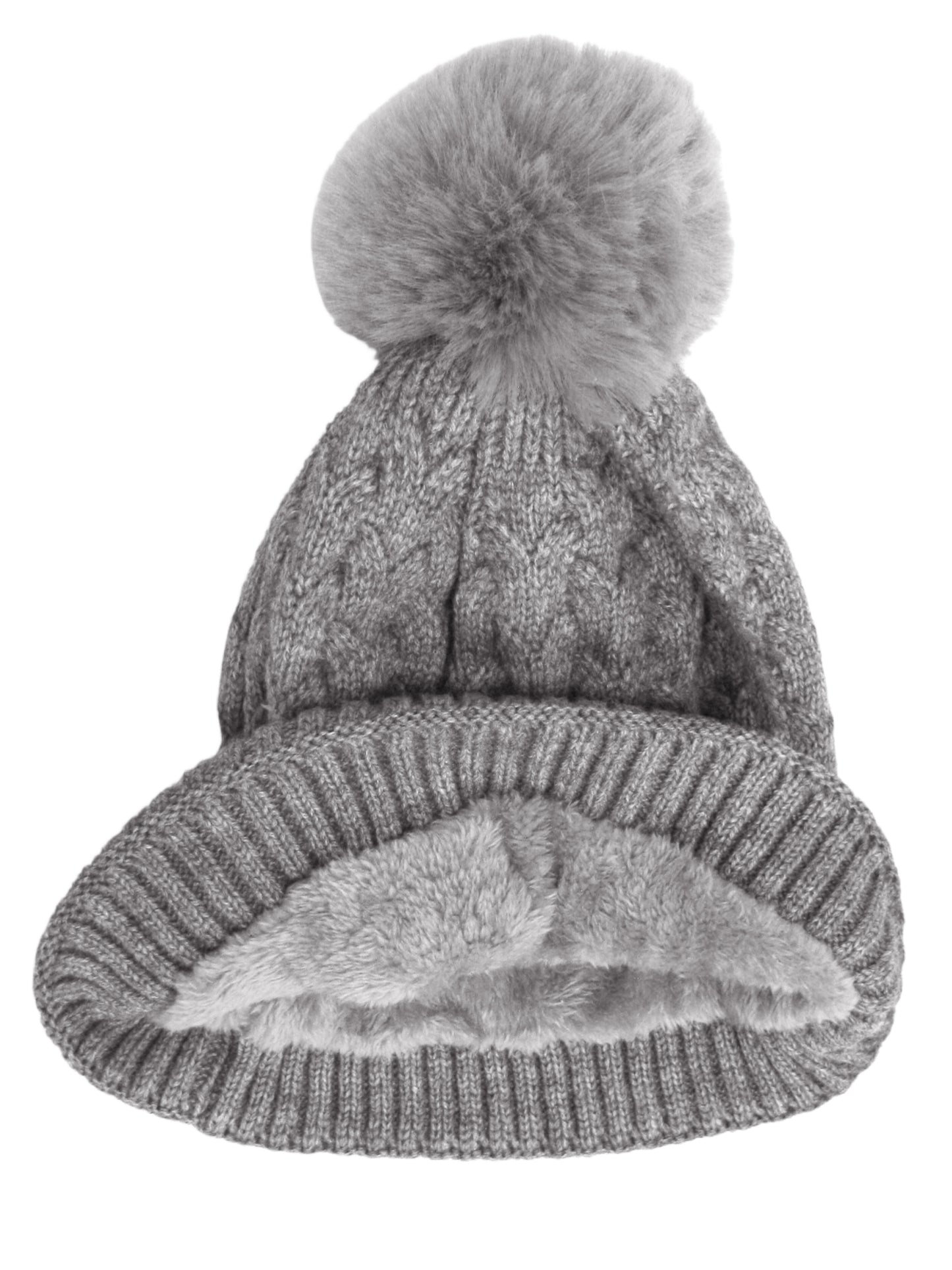 Heart Pattern Cashmere Knit Hat